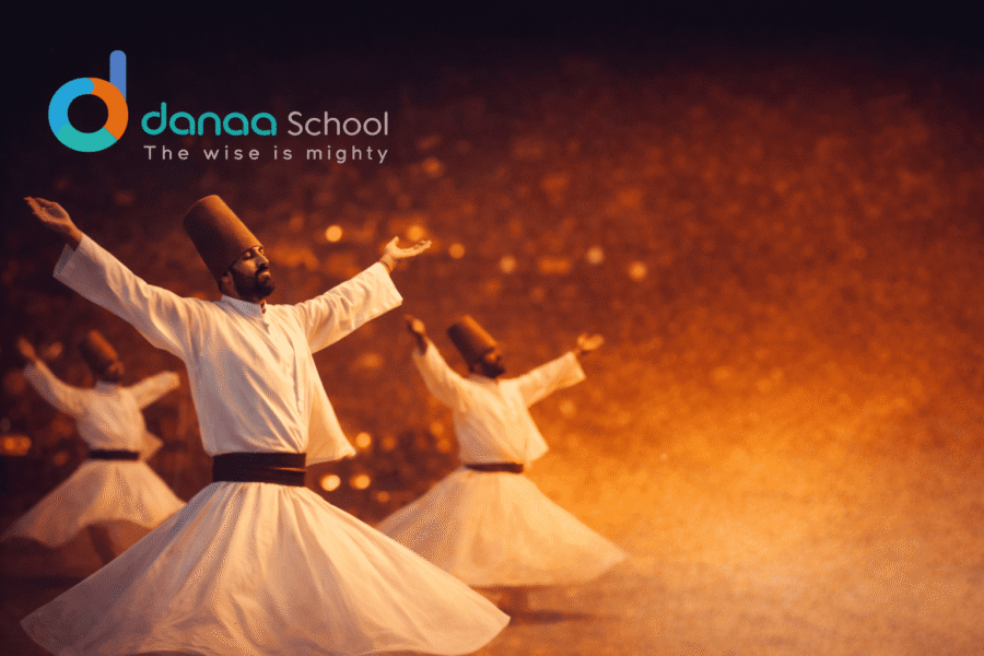 Whirling Dervishes performing a traditional Sufi dance