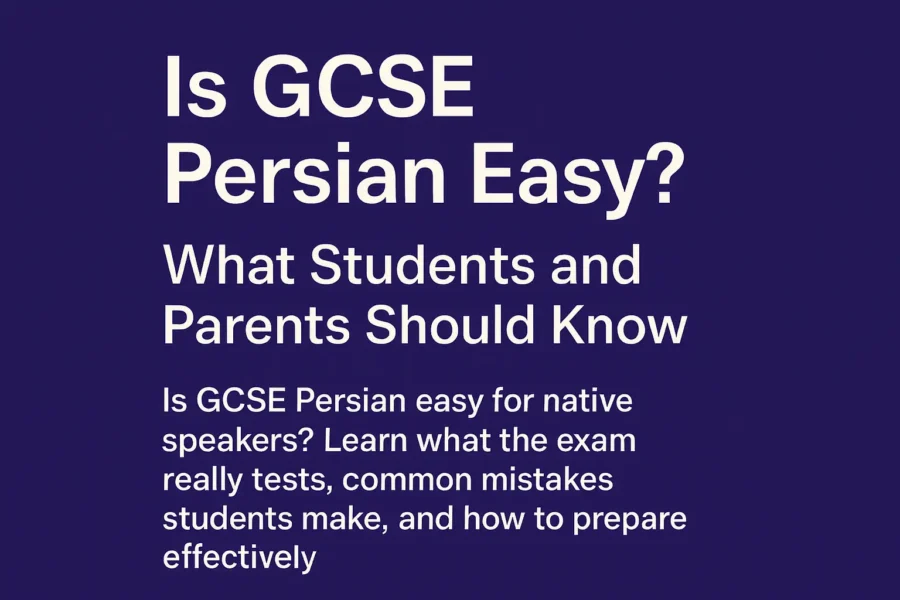 is gcse persian easy