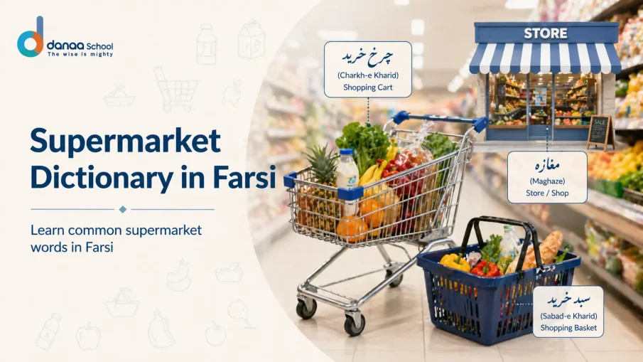 Supermarket Dictionary in Farsi