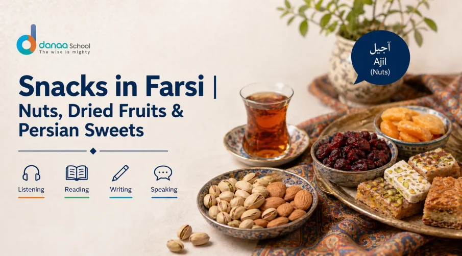 Snacks in Farsi | Nuts, Dried Fruits & Persian Sweets