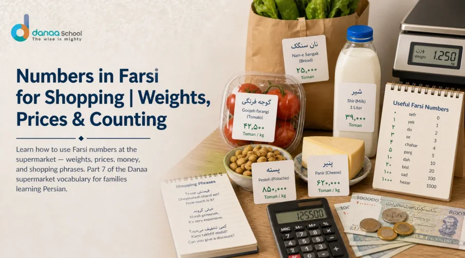 Numbers in Farsi for Shopping | Weights, Prices & Counting