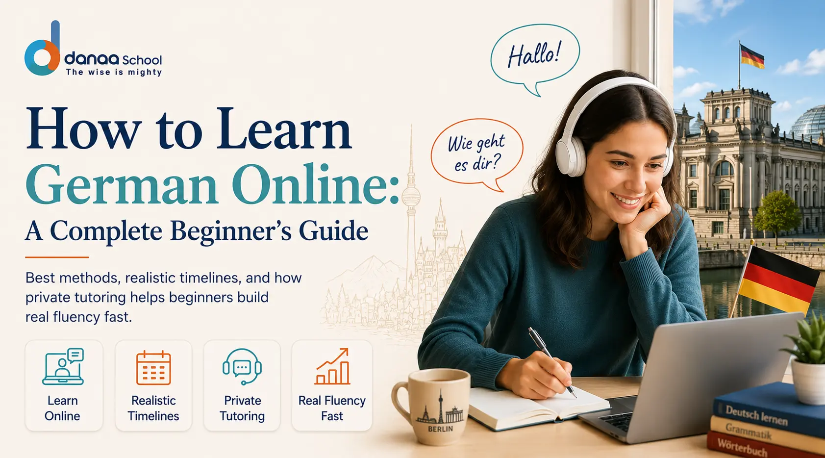 How to Learn German Online: A Complete Beginner's Guide